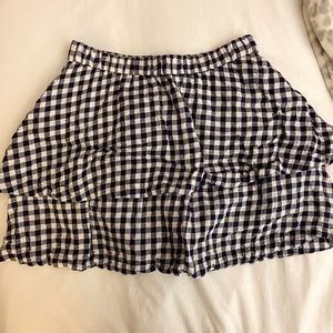 Madewell ruffle skirt